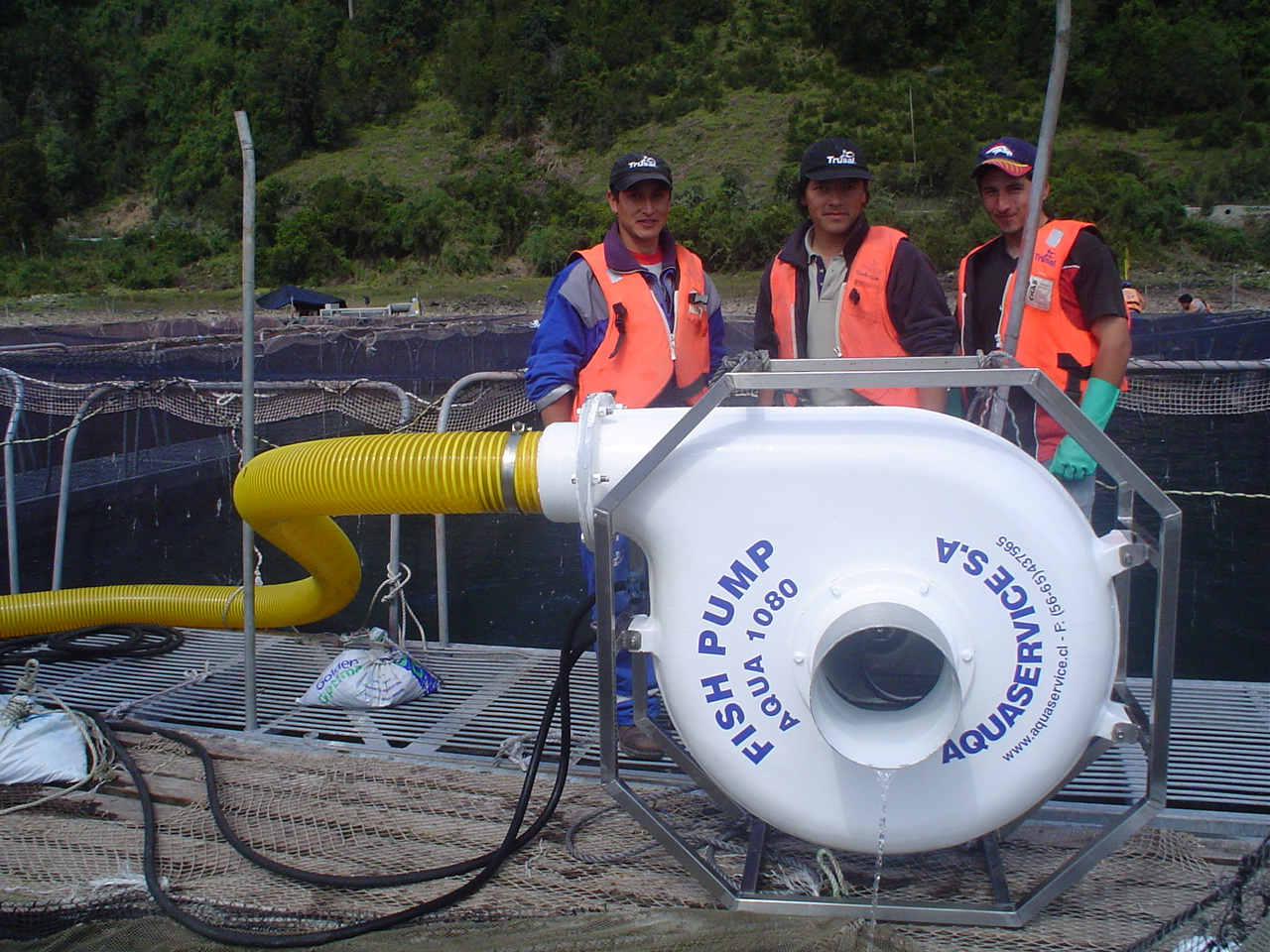 2-Bomba para alevines y smolts
